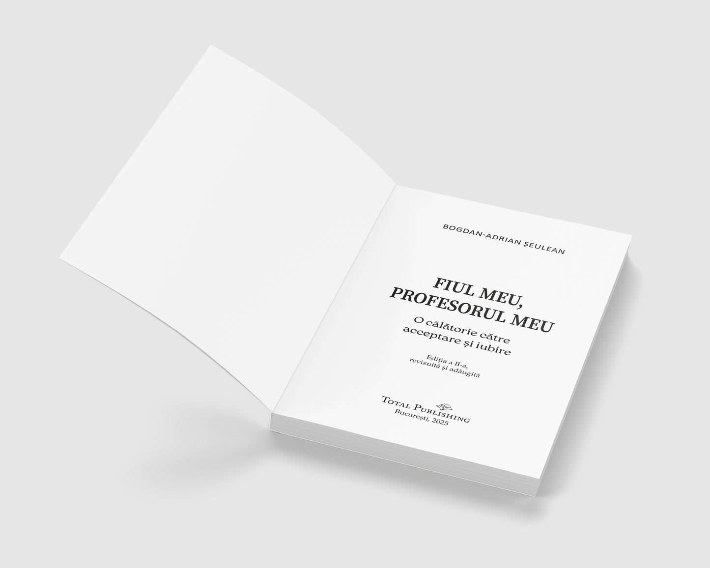 Fiul meu, profesorul meu – Carte tipărită